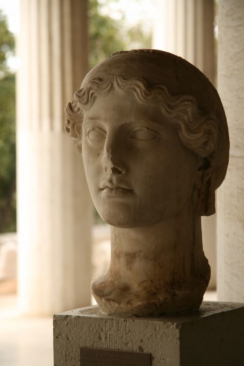 Agora Athens Statue