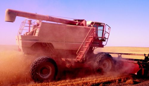 agriculture combine harvester vehicle