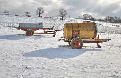 agriculture nature snow