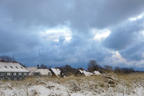 ahrenshoop baltic sea beach buhne