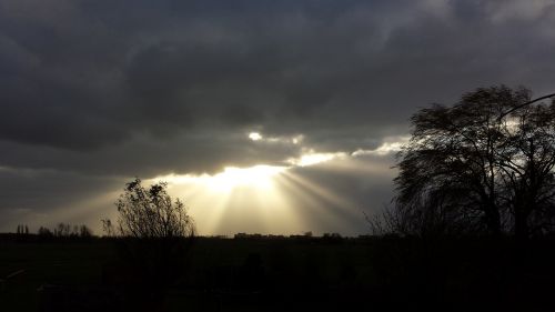 air clouds sun