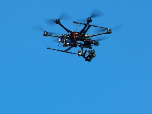 air monitoring hexacopter quadcopter