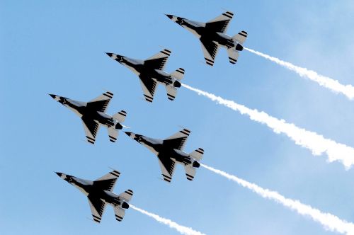 air show thunderbirds military