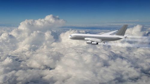 aircraft clouds aviation