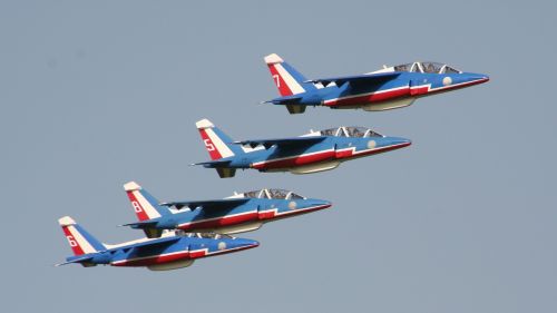 aircraft patrol blue