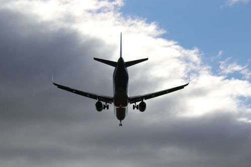 aircraft fly clouds