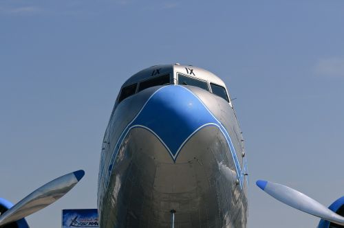 aircraft fly blue