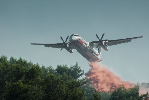 aircraft canadair fire