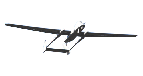 aircraft heron isolated