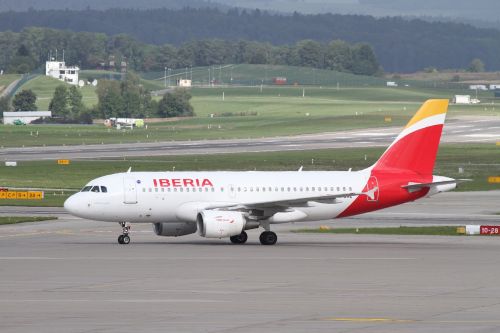 aircraft iberia passenger aircraft