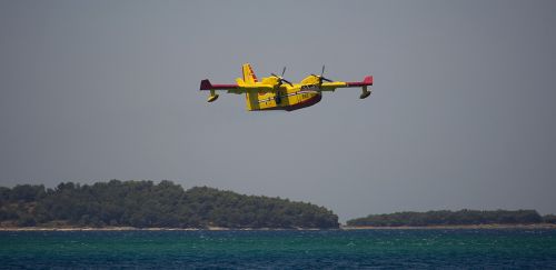 aircraft sea fire