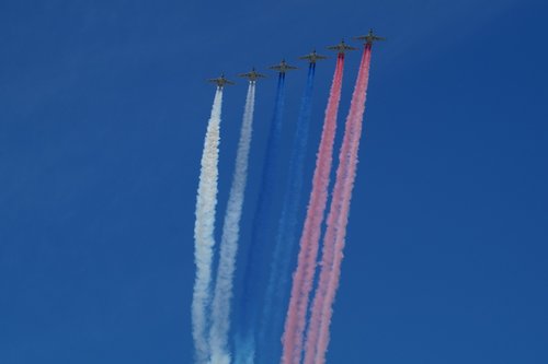 aircraft  flag of russia  air transport