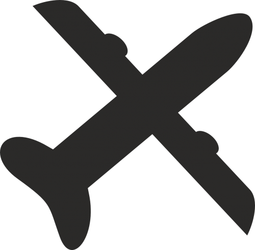 aircraft fly icon