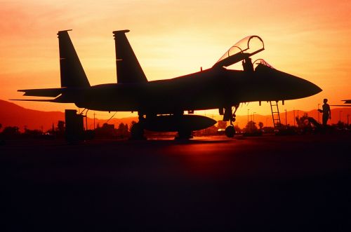 aircraft military silhouette