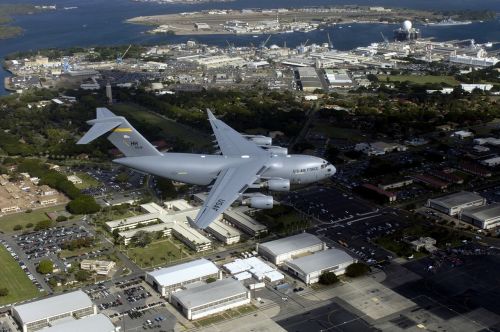 aircraft jet c-17 globemaster iii