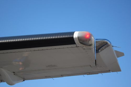 aircraft wing overhang