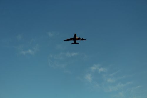 travel plane view flight