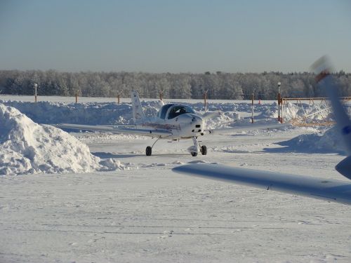aircraft winter moscow region