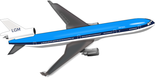 airline airliner airplane