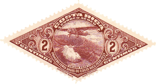 airmail costa rica penny