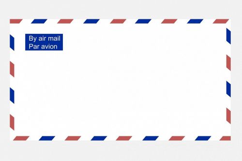 airmail envelope airmail envelope