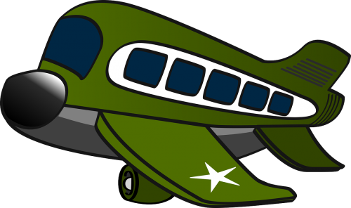 airplane funny green