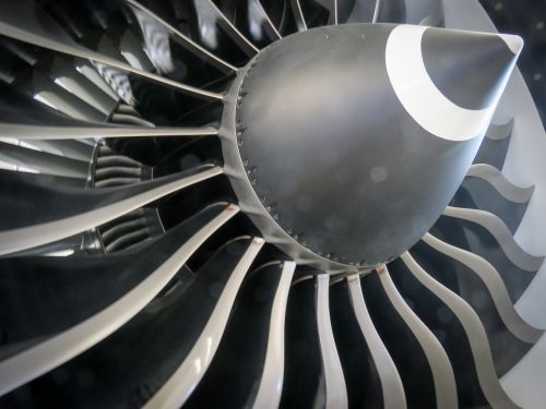 airplane engine metal