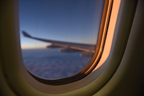 airplane window airline
