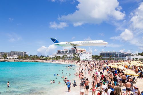 airplane maho beach saint martin