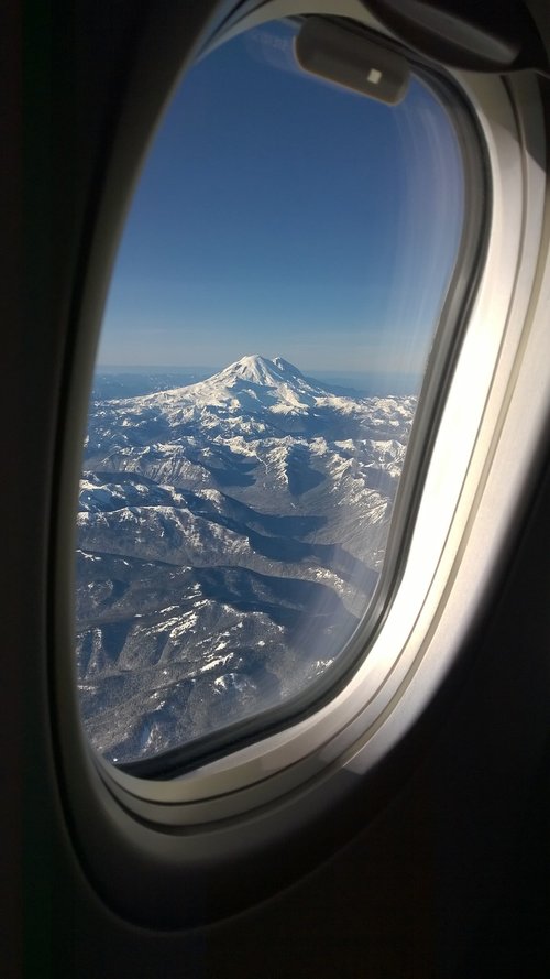 airplane  travel  mountain