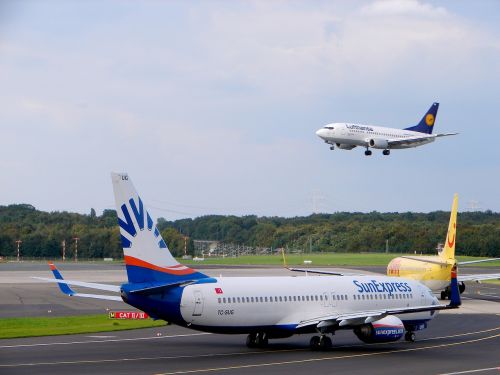 airport aircraft düsseldorf