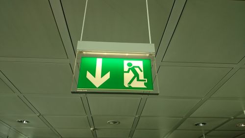 airport emergency exit shield