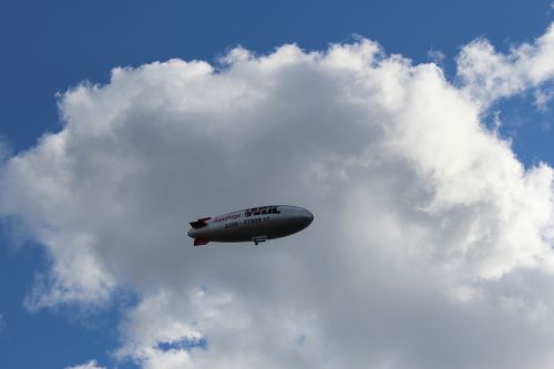 airship clouds sky