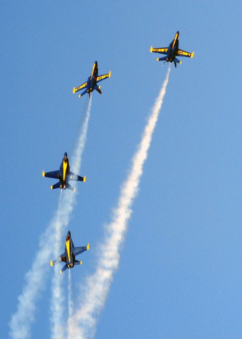 airshow airplane blue angels