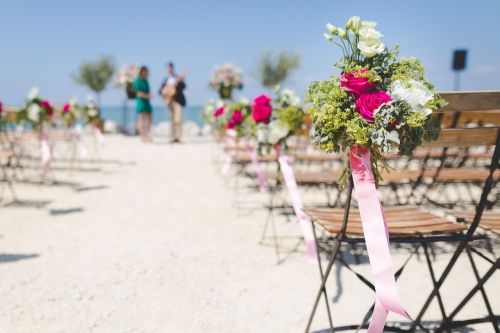 aisle beach bloom