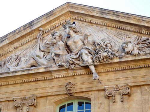 aix-en-provence  pediment  the madness