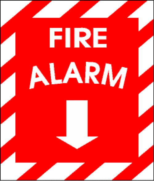 alarm alert sign