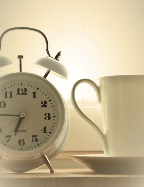 alarm clock time of good morning