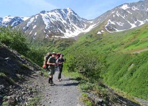 alaska hiking backpacking