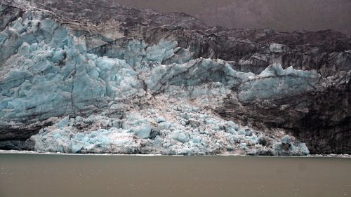 alaska glacier calving