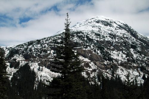 alaska snow mountain