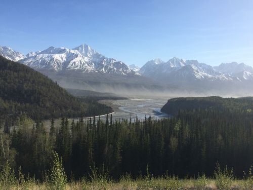 alaska matanuska river mountain