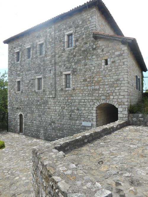 albania house window