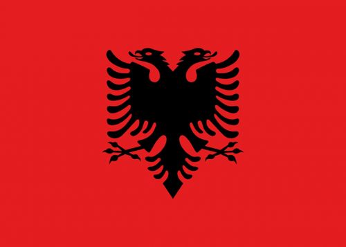 albania flag land