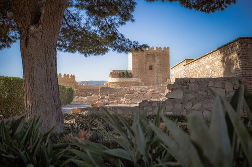 alcazaba  almeria  fortress