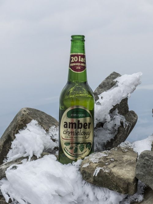 alcohol advertising mountain