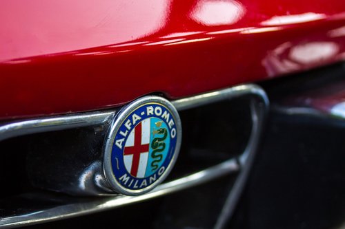 alfa romeo  italy  red