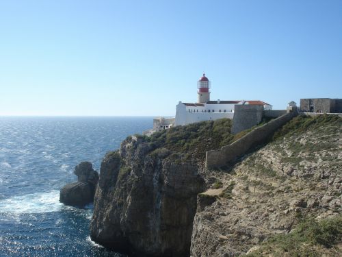 algarve lighthouse sea