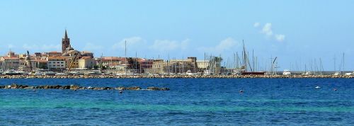 alghero skyline seascape
