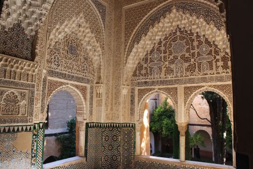 alhambra window ornate